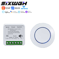 Interrupteur intelligent SIXWGH Tuya Smart Life 16A Wifi 433MHz, télécommande sans fil, contrôle vocal avec Alexa Google Home