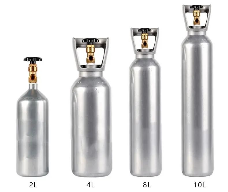 Akvaryum balık tankı CO2 silindir seti ekipmanları sucul çelik CO2 jeneratör silindir