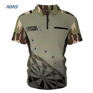Design Your Own Dart Shirt Sublimation Printing Unisex T-Shirts Casual Cool Dry Custom Mens Shirts
