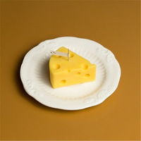 Vela Aromática de Queso Hecha a Mano, Estilo Ins, Decoración Dulce para Dormitorio, Accesorio de Fotografía, Regalo Creativo para Mejores Amigos
