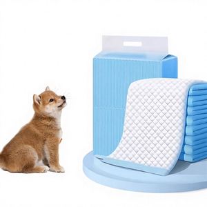 Pañales absorbentes para orina de perro, gruesos, desodorantes, de material no tejido con película de PP y pulpa de celulosa, 100 unidades, barrera para gatos, conejos y mascotas - Product Image 1