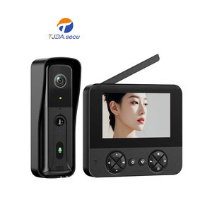 ราคาโรงงาน กล้องวิดีโอออดไร้สายขนาด 4.3 นิ้ว กันน้ำระดับ IP65 กล้อง 2K ตรวจจับความเคลื่อนไหว มองเห็นในเวลากลางคืนด้วยอินฟราเรด แบตเตอรี่ 1000mAh - Product Image 1