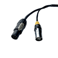 Cable Híbrido Combinado PowerCon Black True1 Ethercon 3*2.5MM^2 Plus Cat5e FTP