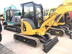 Mini-excavatrice Komatsu d'occasion presque neuve de 3,5 tonnes, KOMATSU PC35, excavatrice sur chenilles d'occasion, meilleur prix à la vente - Product Image 2