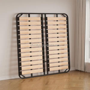 Modern Easy Assembly Portable Twin <b>King</b> <b>Size</b> <b>Frame</b> <b>Metal</b> Load-bearing <b>Bed</b> <b>Frame</b> - Product Image 3