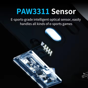 เมาส์เกมมิ่งไร้สาย AJAZZ AJ179V2/Max Series พร้อมเซ็นเซอร์ PAW3311 เซ็นเซอร์ออปติคอลระดับเกมมิ่ง ความละเอียด 12000 DPI - Product Image 6