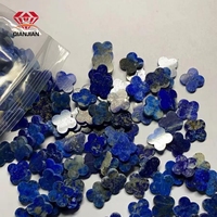 Offre Spéciale trèfles à quatre feuilles pierres précieuses pierres naturelles à bas prix 6*6-8*8mm bleu rose violet Turquoise trèfles à quatre feuilles pour le bricolage