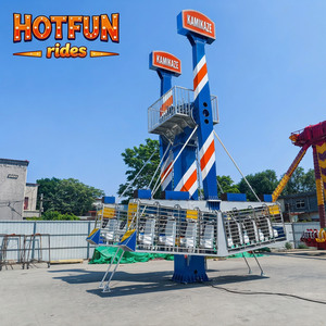 Fabricants chinois d'attractions de parcs d'attractions : Manège Kamikaze 24 places, Manège Météore Rotatif avec certificat CE - Product Image 1