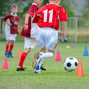 CITICITY Traffic Training Sports Cones, 12 Inch Orange Safety Cones, Soccer Basketball Cones, <b>Plastic</b> Marker Cones for Indoor - Product Image 6