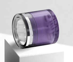 Pot en plastique acrylique violet 10g 30g 50g pour crème visage, soin de la peau, transparent, épais, double paroi, avec couvercle, pour cosmétiques - Product Image 4