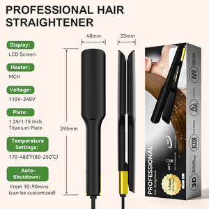 <span class=keywords><strong>Plancha</strong></span> de Pelo Eléctrica Profesional 480F de <span class=keywords><strong>Titanio</strong></span> 2 en 1 para Tratamiento de Keratina - Product Image 4