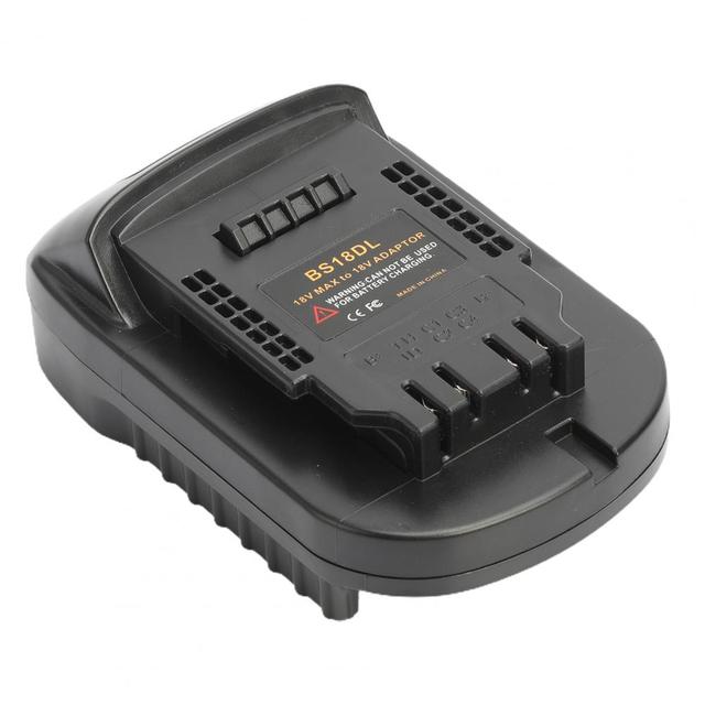 BS18DL Battery Adapter Converts for Bosch 18V Lithium Battery to for Dewalt 18V/20V Lithium Battery DCB184/DCB181/DCB182/DCB200/