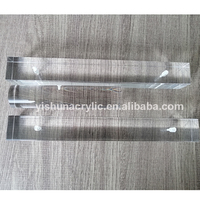 Usine de Guangzhou, tige ronde en plastique acrylique transparent pmma pour poignée de porte en acrylique