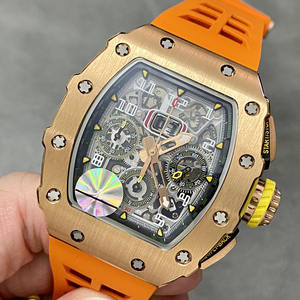 Montre mécanique de luxe pour homme 2026KV, haute qualité, design de créateur, chronographe, modèle 011 en forme de tonneau de vin - Product Image 2