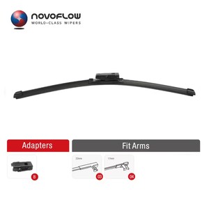 Spazzole Tergicristallo Anteriori NOVOFLOW per Mercedes-Benz Classe E (W211) 2002-2009 26"+26\" - Product Image 4