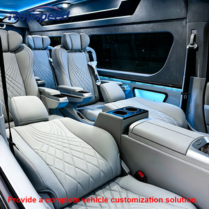 Luminaires de plafond personnalisés, rideaux électriques, sièges de voiture luxueux et kit carrosserie pour Hiace - Product Image 4