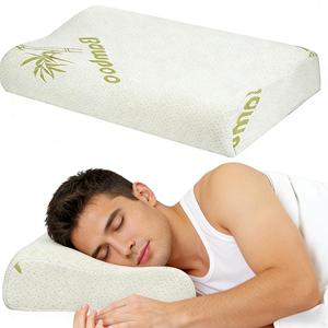 <span class=keywords><strong>Oreiller</strong></span> cervical en mousse à mémoire de forme avec housse en bambou, rafraîchissant, soutien doux, <span class=keywords><strong>oreiller</strong></span> de sommeil, fabricant OEM personnalisé - Product Image 1