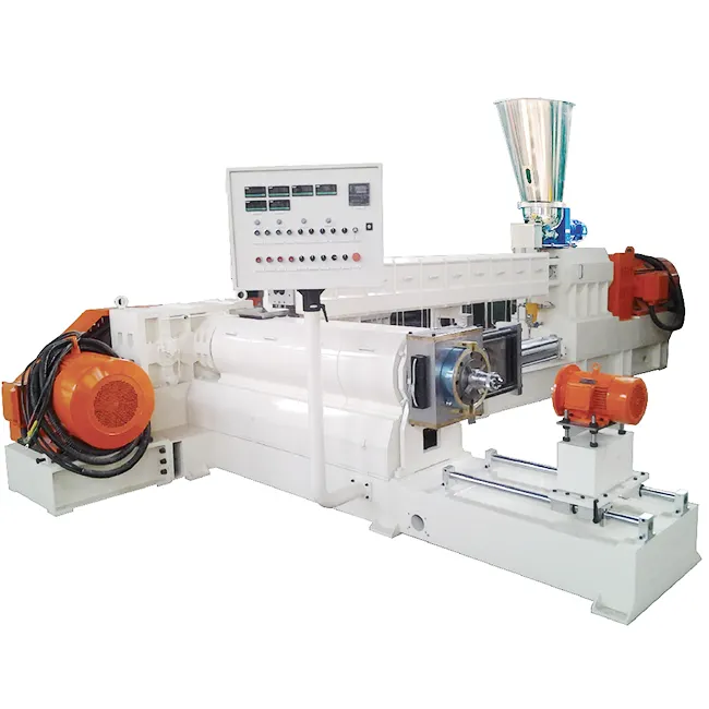 TPR XLPE cable compound granule making machine with two stage extruder