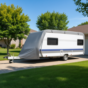 Lona Gris S para Caravana D0100HEXCSY, Impermeable, Protección UV, Acabado Mate, Lona de un Solo Color, Protección Solar para Almacenamiento al Aire Libre - Product Image 2