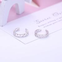 S925 Sterling Silver Taille Réglable Fleur Noeud En Forme De Coeur Doigt Anneau D'orteil Ouvert
