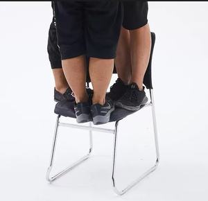 Chaise de conférence de bureau moderne empilable en similicuir PU pour salle de réunion et réception, idéale pour les consultances - Product Image 6