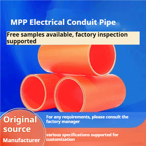 <span class=keywords><strong>Tuyau</strong></span> en <span class=keywords><strong>PVC</strong></span> MPP haute durabilité léger haute pression pour systèmes de protection de câbles à énergie renouvelable modèles de drainage MPP flexible - Product Image 4