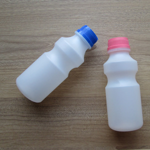 Plastic Beverage Bottle 340ml <b>Screw</b> Cap <b>White</b> Cylinder For Drink Packaging - Product Image 4