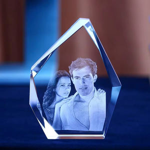 Cristal K9 pur transparent Iceberg Prestige pour gravure laser 3D, souvenirs photo - Product Image 6