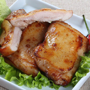 Fornitura all'ingrosso OEM di Bistecche di Pollo Arrosto Naturale da 120g, Bistecche di Coscia di Pollo Arrosto Marinato - Product Image 1