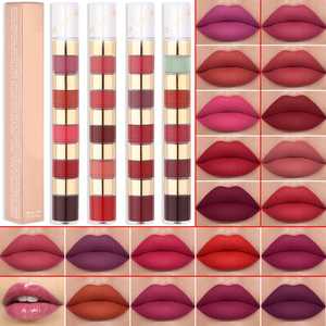 OEM Non-marking Moisturizing Long Lasting <strong>Lip</strong> <strong>Gloss</strong> Mini Lipstick <strong>Set</strong> Matte Lipstick Makeup <strong>Set</strong> - Product Image 6