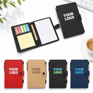 Sticker A6 Self-Adhesive Business Printed Custom Logo Book of Promotional Sticky <b>Notepad</b> Gift Set - Product Image 1