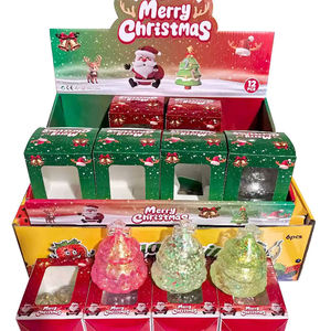 Juguete Blandito de Hielo con Temática Navideña, Juguete Creativo de Rebote Lento para Aliviar el Estrés, Bola de Malta para Apretar, Juguetes Sensoriales de Santa Claus y Muñeco de Nieve - Product Image 3