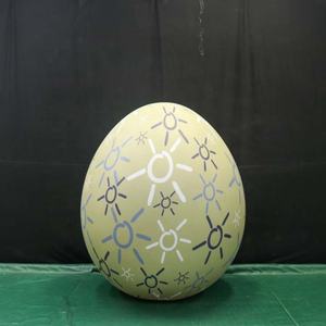 Œuf gonflable géant hermétique avec motifs décoratifs pour expositions extérieures et décorations de Pâques gonflables - Product Image 1