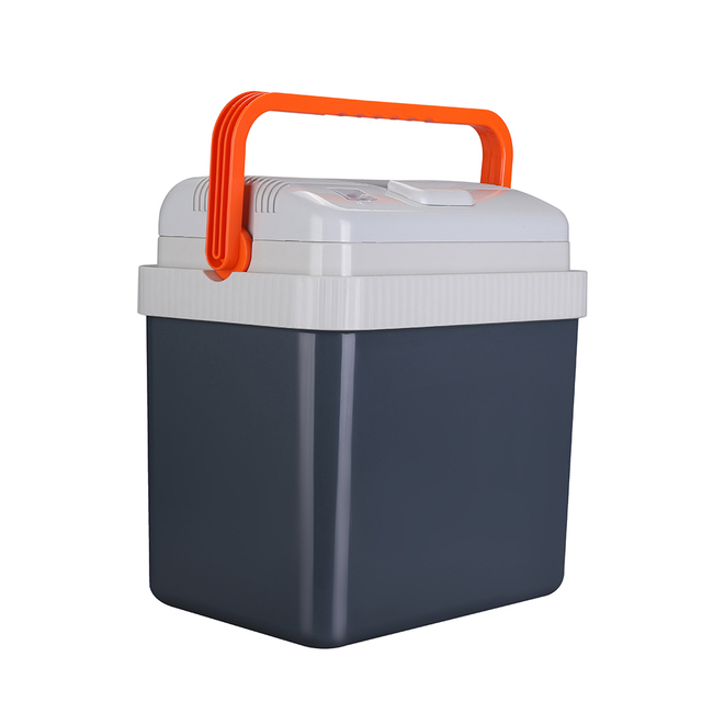 Portable 12V Semiconductor Fridge with Heating & Cooling Adjustable Temperature for Camping-Retro-Style