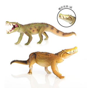 Venta al por mayor de PVC sólido simulación estatua modelo Safari Animal juguete cocodrilo Animal figuritas Juguetes - Product Image 4