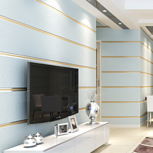 Carta da Parati 3D a Righe per Decorazione Casa, Camera da Letto, <span class=keywords><strong>Soggiorno</strong></span>, Sala da Pranzo, Effetto Pelle e Venature <span class=keywords><strong>del</strong></span> Legno - Product Image 2