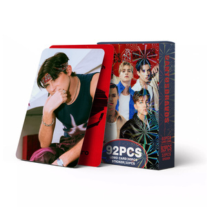 Kpop 92 Piezas Santos Bravos Tarjetas Holográficas Mini Pegatinas Tarjetas Fotográficas Caja de Regalo para Fans Alejandro Kenneth Kaue Gabi Drew - Product Image 3