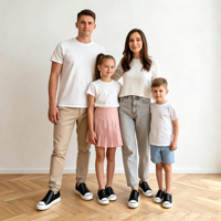 CACATUA Usine Slip-on Casual Sneaker PU Cuir Maille Supérieure Semelle Extérieure En Caoutchouc Sourire Toe Mocassins Hommes Femmes Enfants EU 23-46 6003B