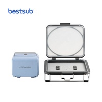 Machine automatique de transfert thermique 25L pour cadres photo et plaques, état neuf, avec kit de plateaux pour four de sublimation sous vide 3D