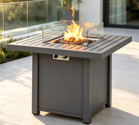 Îlot de cuisine extérieure sur mesure réglable avec barbecue à gaz, armoire en acier inoxydable et bouton de protection haute pression