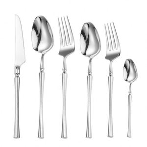 Cuchillo y Tenedor de Metal de Lujo Creativos Chaodeli, Diseño Sólido para Filetes, Ideales para Fiestas, Característica Sostenible - Product Image 5