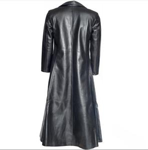 Ecowalson Abrigo Largo <span class=keywords><strong>de</strong></span> Cuero para Hombre, Estilo Gótico Punk, Chaqueta Larga <span class=keywords><strong>de</strong></span> Invierno, Abrigo <span class=keywords><strong>de</strong></span> <span class=keywords><strong>Vampiro</strong></span> Gótico, Capa <span class=keywords><strong>de</strong></span> Caballero Oscuro, Abrigo con Capucha Estilo Capa - Product Image 5