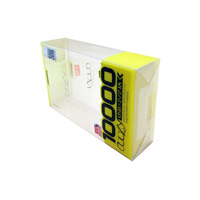 Boîte cadeau transparente en PVC plastique, boîtes d'emballage personnalisées, à bas prix, vente en gros, Pp, boîte d'emballage personnalisée, 50 pièces