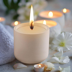 Yaolan Nicole Reusable Camellia <b>Candle</b> Jar Rubber <b>Mold</b> Flexible Non-Stick Oven/Microwave/Dishwasher Safe Durable for - Product Image 3