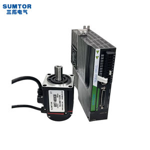 60ST-M00630 + SDD01LA04F 저렴한 서보 모터 200W 220VAC 서보 모터 및 드라이버 300RPM 모터 공장 - Product Image 1