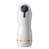 Godet de masturbation vibrant Deep Throat chauffant, 12 modes de vibration, 5 modes de succion, son réaliste, rechargeable, écouteurs offerts, pour hommes