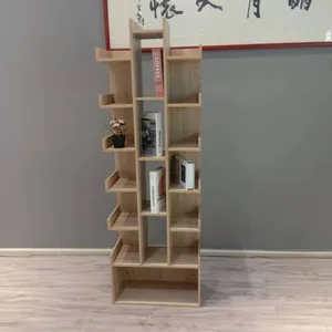 Libreria modulare in legno di design nordico scaffale scaffali soggiorno libreria