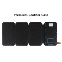 Batterie externe solaire 100% rechargeable par l'énergie solaire, étanche, 10000mAh, pliable, charge rapide, double USB, affichage LED, Micro USB pour téléphone