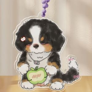 2 unids/lote de llaveros Love and Deepspace para accesorios, bolsa Caleb Xia YiZhou, mascota, adorables llaveros de perro de montaña bernés - Product Image 6