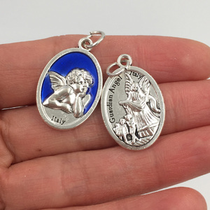 50x23mm <span class=keywords><strong>Divine</strong></span> <span class=keywords><strong>Mercy</strong></span> medali logam logam Aloi agama liontin untuk membuat perhiasan - Product Image 5